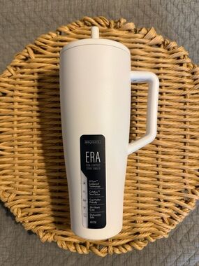 Brumate ERA 40oz White Insulated Tumbler with Handle